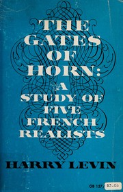 The gates of horn by Harry Levin