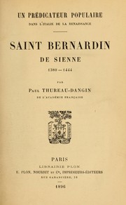 Cover of: Un prédicateur populaire dans l'Italie de la Renaissance: Saint Bernardin de Sienne : 1380-1444