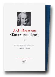 Cover of: Rousseau by Jean-Jacques Rousseau