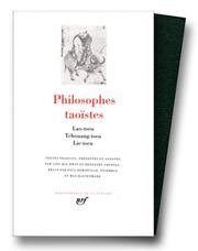 Cover of: Philosophes Taoïstes by Laozi, Zhuangzi, Liezi, Etiemble