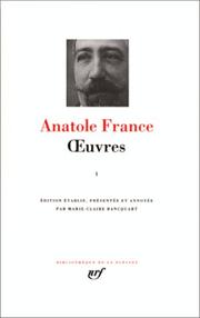 Cover of: Euvres by Anatole France