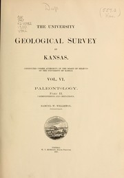 Cover of: Paleontology by Samuel Wendell Williston
