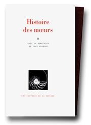 Cover of: Histoire des mœurs