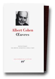 Cover of: Albert Cohen : Oeuvres