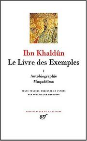 Cover of: Le Livre des exemples, tome I