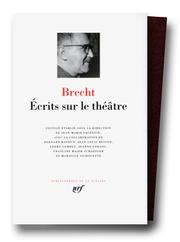Cover of: Brecht : Ecrits sur le théâtre