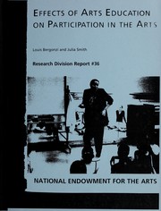 Cover of: Effects of arts education on participtation in the arts