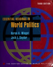 Cover of: Essential readings in world politics by edited by Karen A. Mingst and Jack L. Snyder.