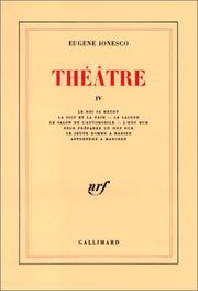 Cover of: Théâtre, tome 4