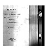 Cover of: Opere di Niccolò Machiavelli ... by Niccolò Machiavelli