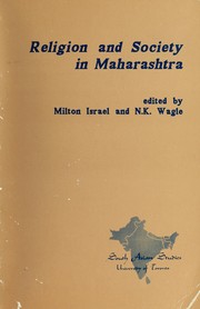 Cover of: Religion and society in Maharashtra