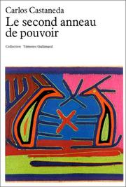 Cover of: Le second anneau de pouvoir by Carlos Castaneda