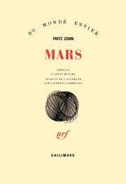 Cover of: Mars by Fritz Zorn
