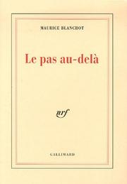Cover of: Le pas au-delà
