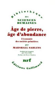 Cover of: Âge de pierre, âge d'abondance. Economie des sociétés primitives
