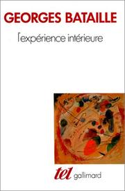 Cover of: L Experience Interieure