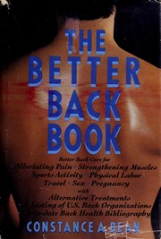 Cover of: The better back book by Constance A. Bean