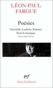 Cover of: Poésies