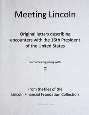 Meeting Lincoln by Lincoln Financial Foundation Collection