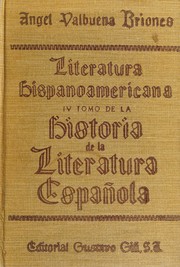 Cover of: Literatura hispanoamericana