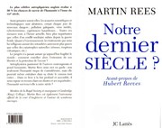 Cover of: Notre dernier sie  cle? by Martin J. Rees