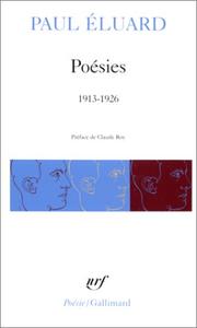 Cover of: Poesies: 1913-1926