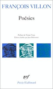Cover of: Poesies by François Villon