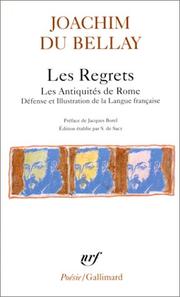 Cover of: Les Regrets Les Antiquites De Rome