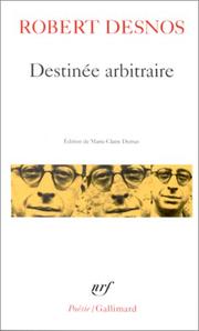 Cover of: Destinée arbitraire