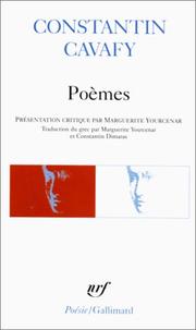 Cover of: Poemes by Kōnstantinos Petrou Kabaphēs