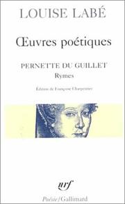Cover of: Oeuvres Poetiques (Collection Poesie)