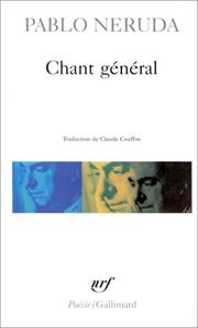 Cover of: Chant général