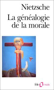 Cover of: La généalogie de la morale