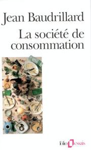 Cover of: La Societe De Consommation