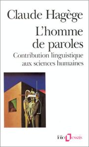 Cover of L'Homme De Paroles