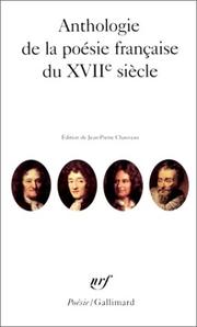 Cover of: Anthologie de la poésie française du XVIIe siècle