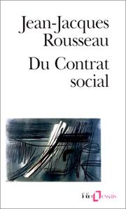 Cover of: Le Contrat Social by Jean-Jacques Rousseau
