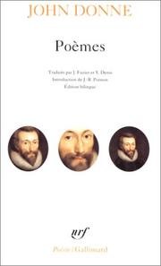 Cover of: Poèmes by John Donne