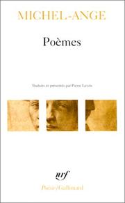 Cover of: Poèmes