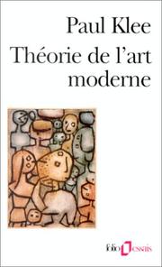 Cover of: Théorie de l'art moderne