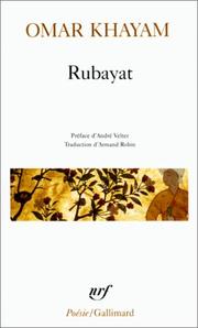 Cover of: Rubayat by O. Khayam