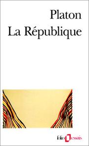 Cover of: La République by Πλάτων, Pierre Pachet