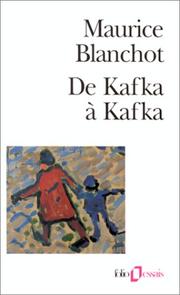 Cover of: De Kafka à Kafka