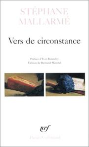 Cover of: Vers de circonstance