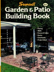 Cover of: Garden and Patio Building Book by Sunset Books