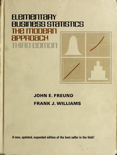 Elementary business statistics by John E. Freund