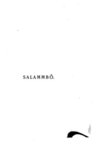 Cover of: Salammbô by Gustave Flaubert, Mary French Sheldon