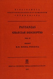 Cover of: Pausaniae Graeciae descriptio by Pausanias