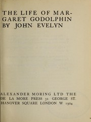 Cover of: The life of Margaret Godolphin