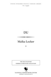 Cover of: Du by Malka Locker